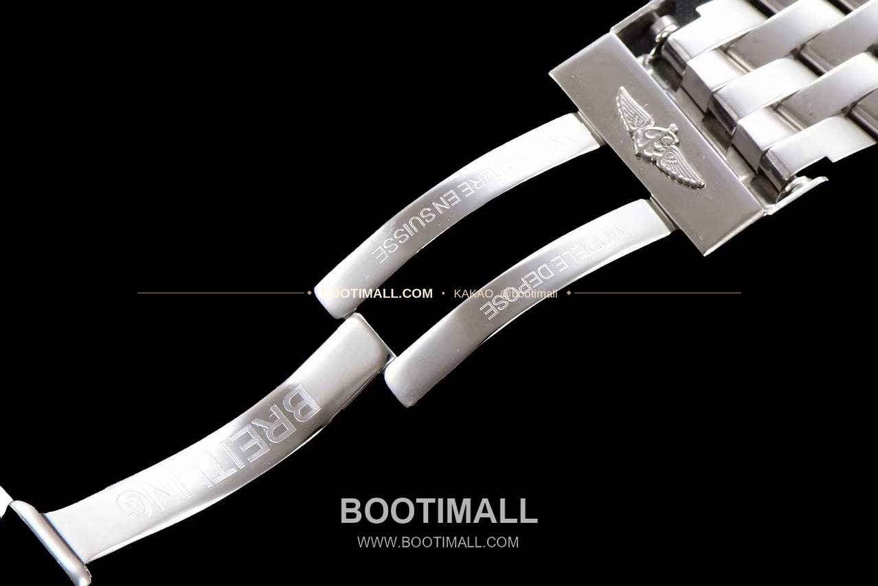 브라이틀링 크로노맷 스틸 블랙다이얼 크로노그래프 오토매틱 Breitling Chronomat Steel Black Dial Chronograph Automatic 44mm 8