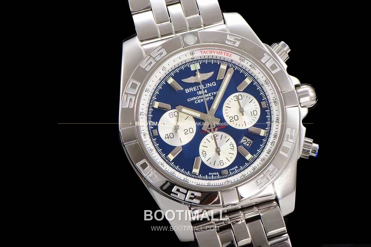 브라이틀링 크로노맷 스틸 블랙다이얼 크로노그래프 오토매틱 Breitling Chronomat Steel Black Dial Chronograph Automatic 44mm 2