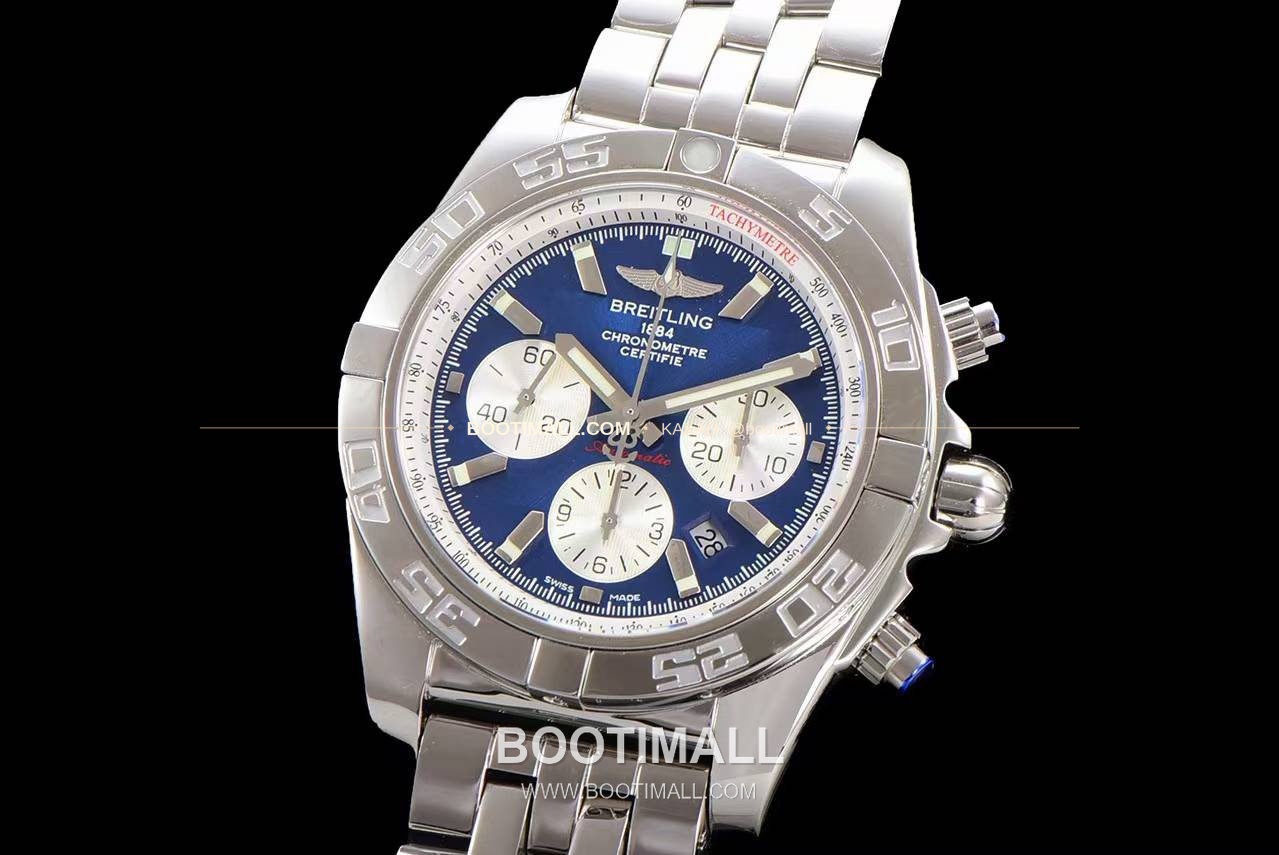 브라이틀링 크로노맷 스틸 블랙다이얼 크로노그래프 오토매틱 Breitling Chronomat Steel Black Dial Chronograph Automatic 44mm 3