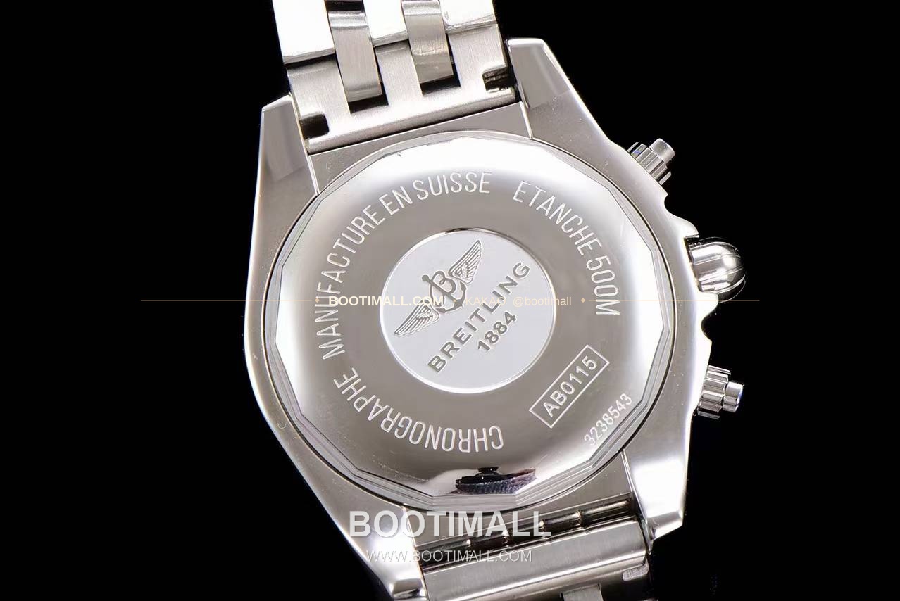 브라이틀링 크로노맷 스틸 블랙다이얼 크로노그래프 오토매틱 Breitling Chronomat Steel Black Dial Chronograph Automatic 44mm 7