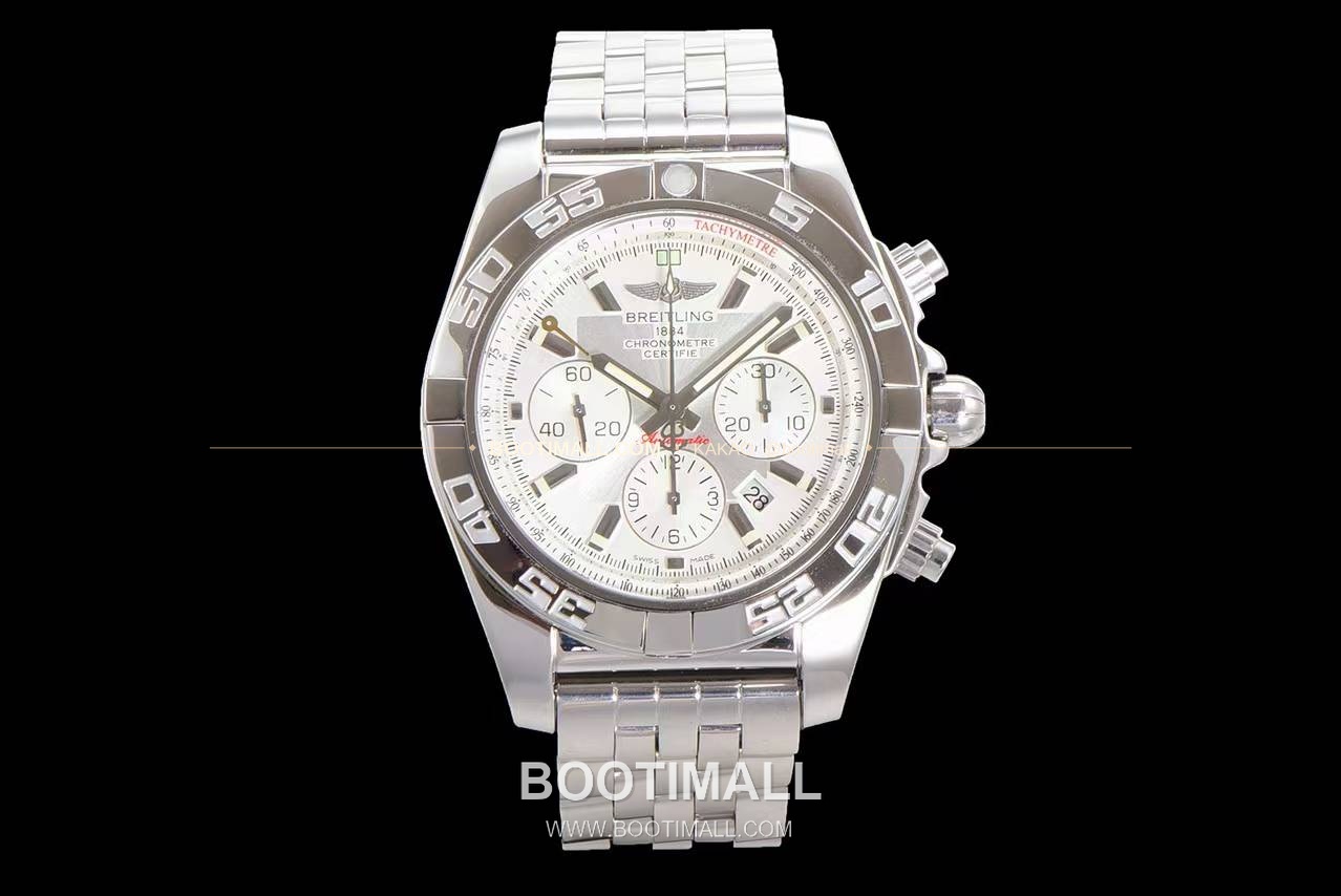 브라이틀링 크로노맷 스틸 블랙다이얼 크로노그래프 오토매틱 Breitling Chronomat Steel Black Dial Chronograph Automatic 44mm 1