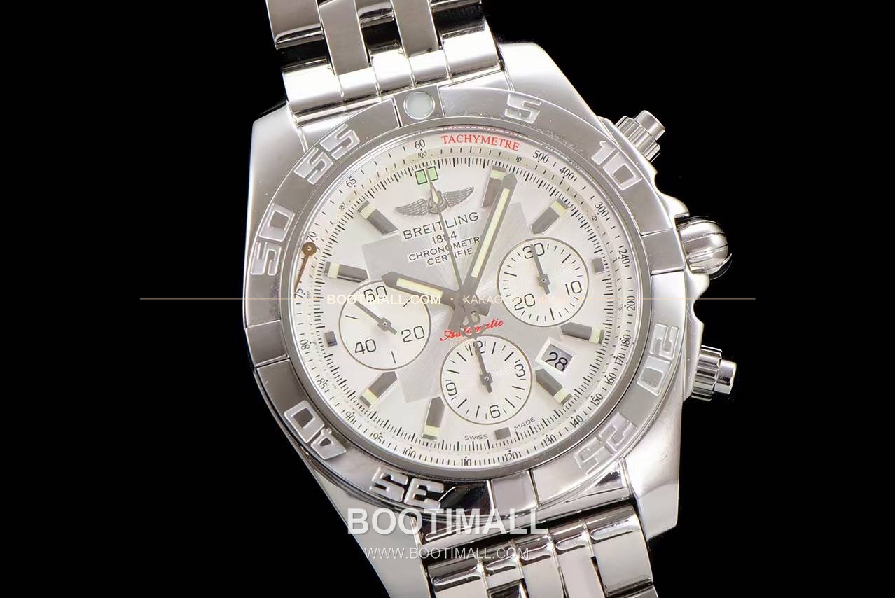 브라이틀링 크로노맷 스틸 블랙다이얼 크로노그래프 오토매틱 Breitling Chronomat Steel Black Dial Chronograph Automatic 44mm 2