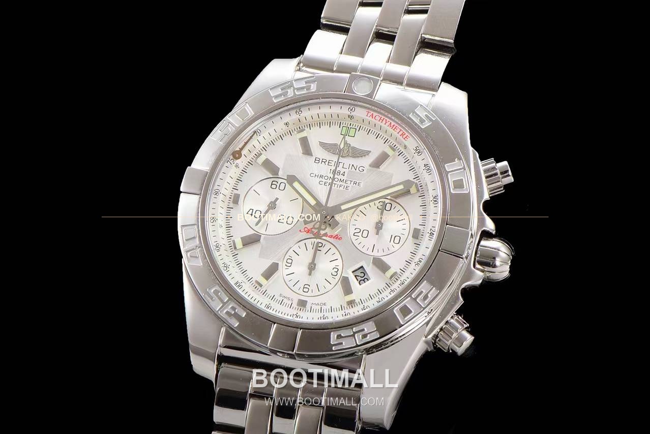 브라이틀링 크로노맷 스틸 블랙다이얼 크로노그래프 오토매틱 Breitling Chronomat Steel Black Dial Chronograph Automatic 44mm 3
