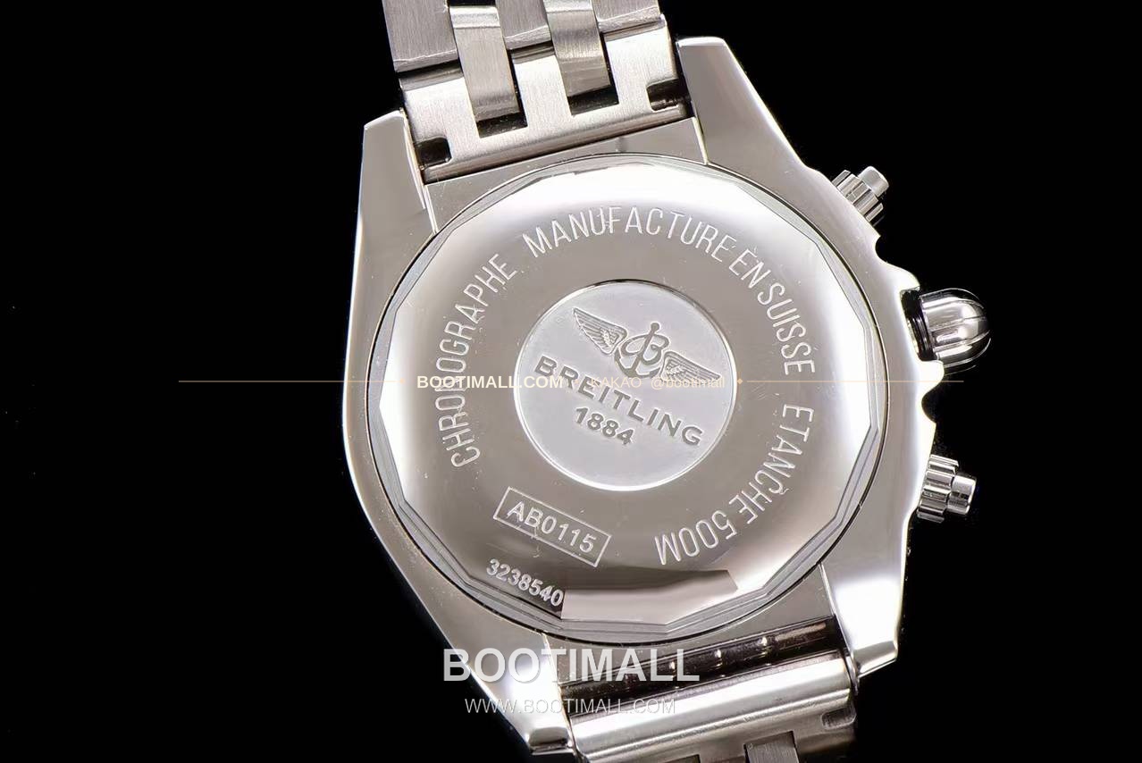 브라이틀링 크로노맷 스틸 블랙다이얼 크로노그래프 오토매틱 Breitling Chronomat Steel Black Dial Chronograph Automatic 44mm 7