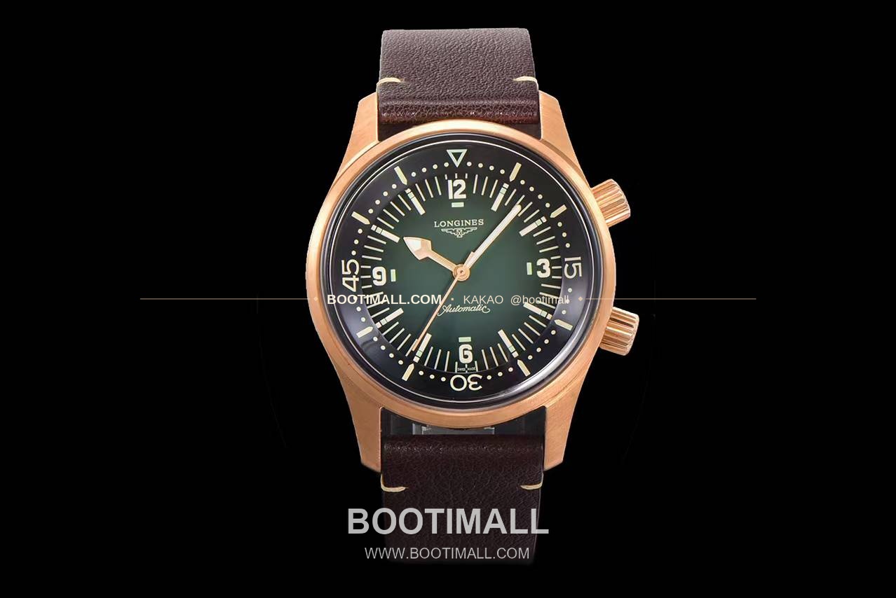 론진 레전드다이버 브론즈 그라데이션블랙다이얼 오토매틱 Longines Legend Diver Bronze Gradient Black Dial Automatic 42mm 1