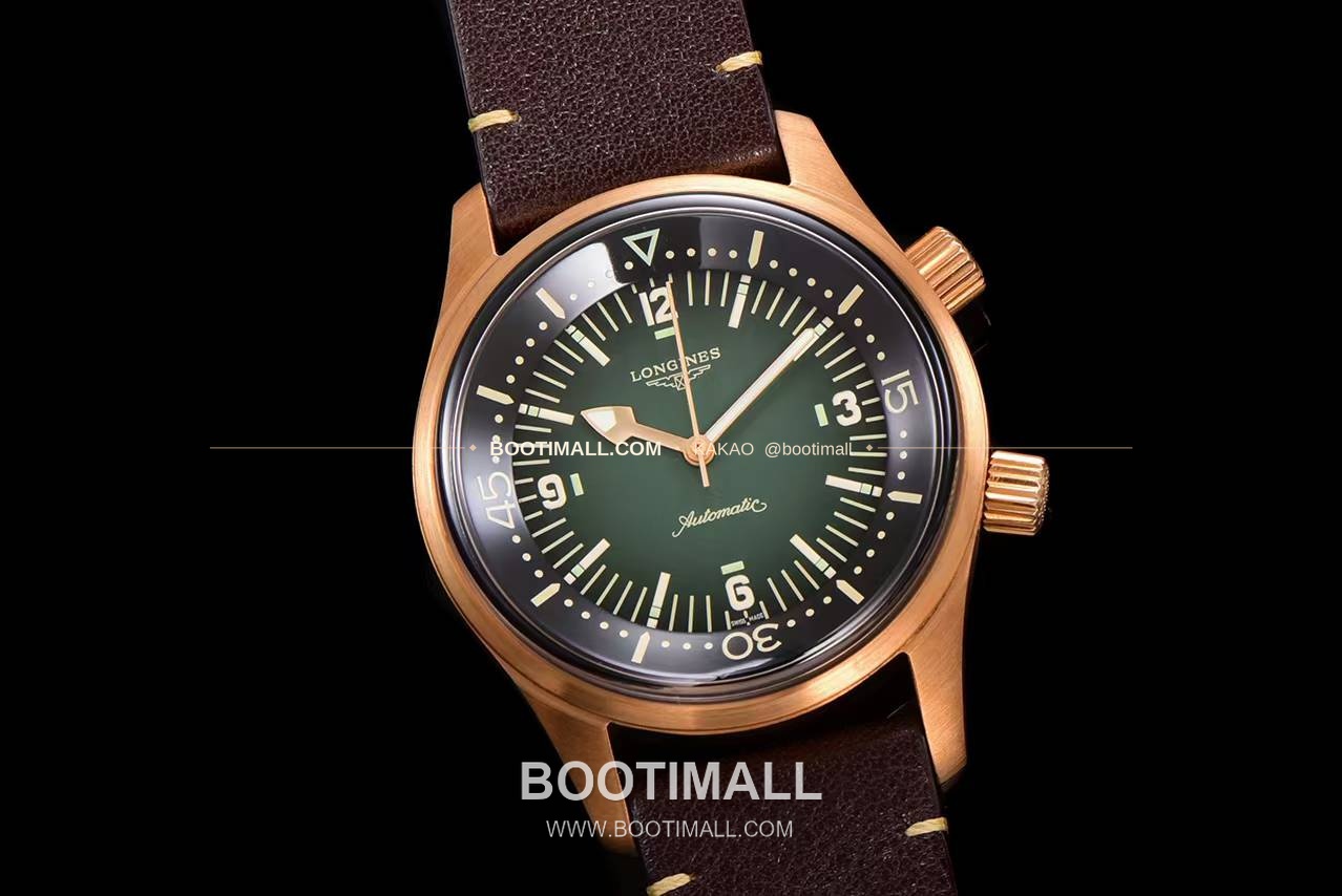 론진 레전드다이버 브론즈 그라데이션블랙다이얼 오토매틱 Longines Legend Diver Bronze Gradient Black Dial Automatic 42mm 2