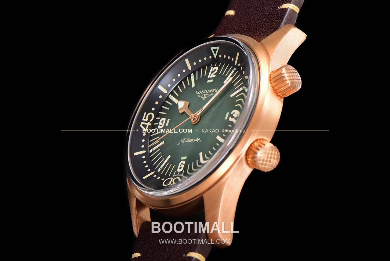 론진 레전드다이버 브론즈 그라데이션블랙다이얼 오토매틱 Longines Legend Diver Bronze Gradient Black Dial Automatic 42mm 6