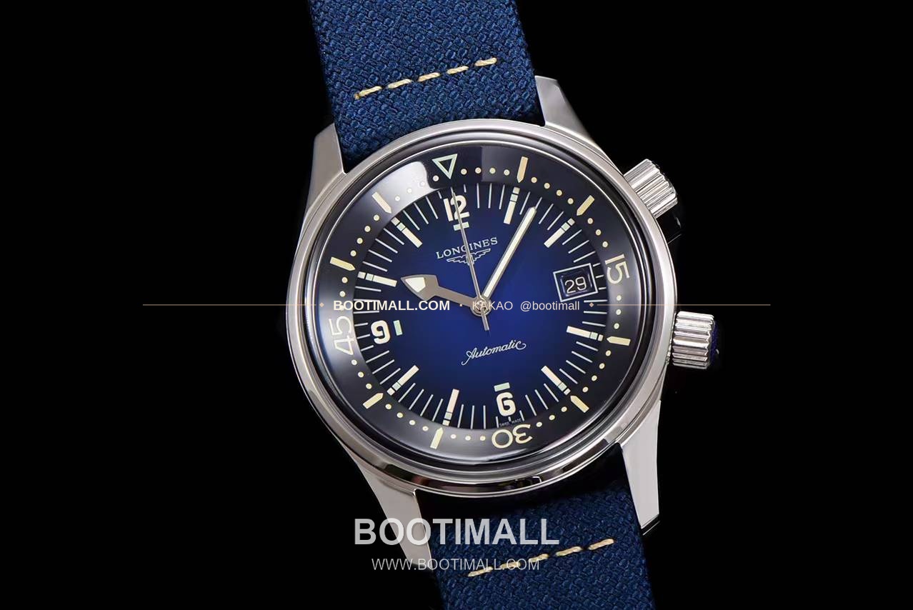 론진 레전드다이버 브론즈 그라데이션블랙다이얼 오토매틱 Longines Legend Diver Bronze Gradient Black Dial Automatic 42mm 3