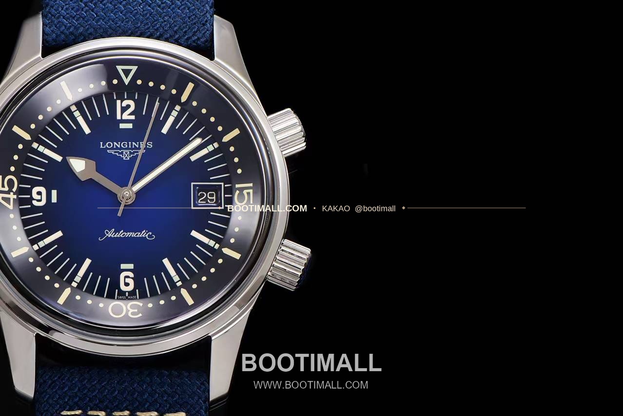 론진 레전드다이버 브론즈 그라데이션블랙다이얼 오토매틱 Longines Legend Diver Bronze Gradient Black Dial Automatic 42mm 5