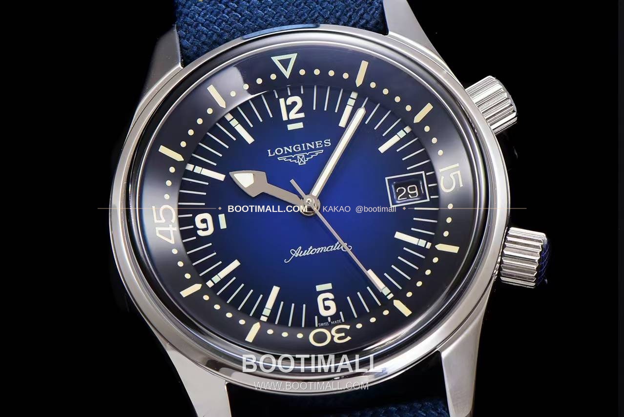 론진 레전드다이버 브론즈 그라데이션블랙다이얼 오토매틱 Longines Legend Diver Bronze Gradient Black Dial Automatic 42mm 6