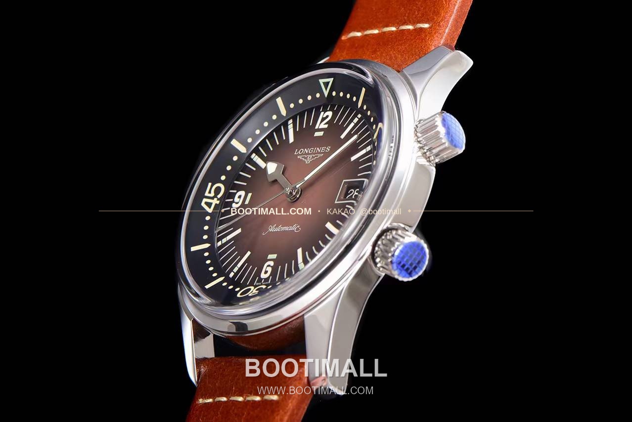 론진 레전드다이버 브론즈 그라데이션블랙다이얼 오토매틱 Longines Legend Diver Bronze Gradient Black Dial Automatic 42mm 7