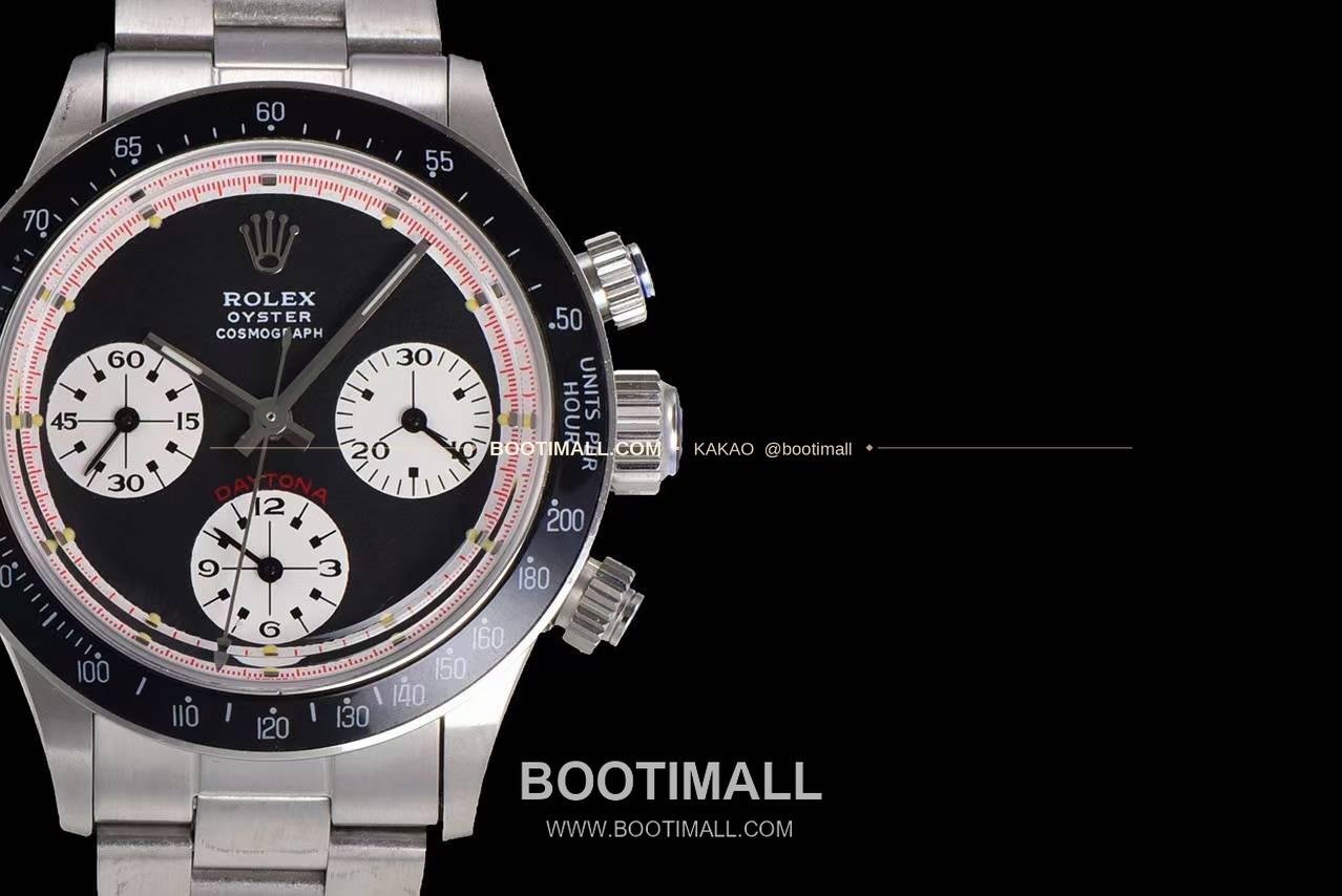 롤렉스 빈티지 크로노그래프 스틸 화이트다이얼 수동 Rolex Vintage Chronograph Steel White Dial Manual 37.5mm 4