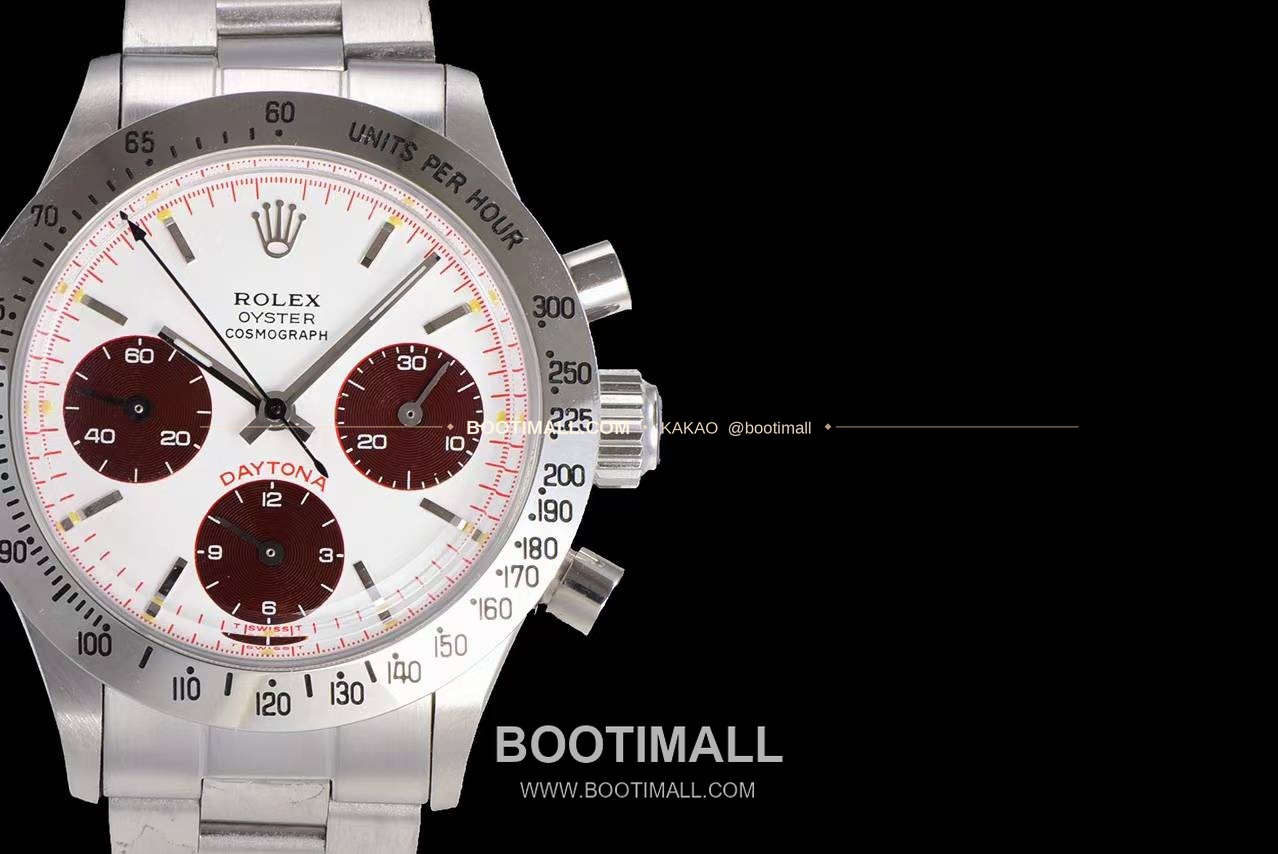 롤렉스 빈티지 크로노그래프 스틸 화이트다이얼 수동 Rolex Vintage Chronograph Steel White Dial Manual 37.5mm 4
