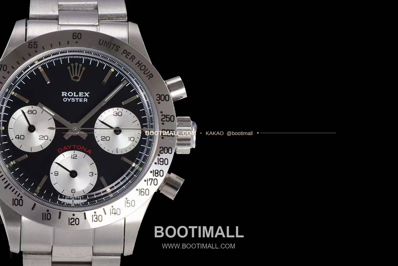 롤렉스 빈티지 크로노그래프 스틸 화이트다이얼 수동 Rolex Vintage Chronograph Steel White Dial Manual 37.5mm 4