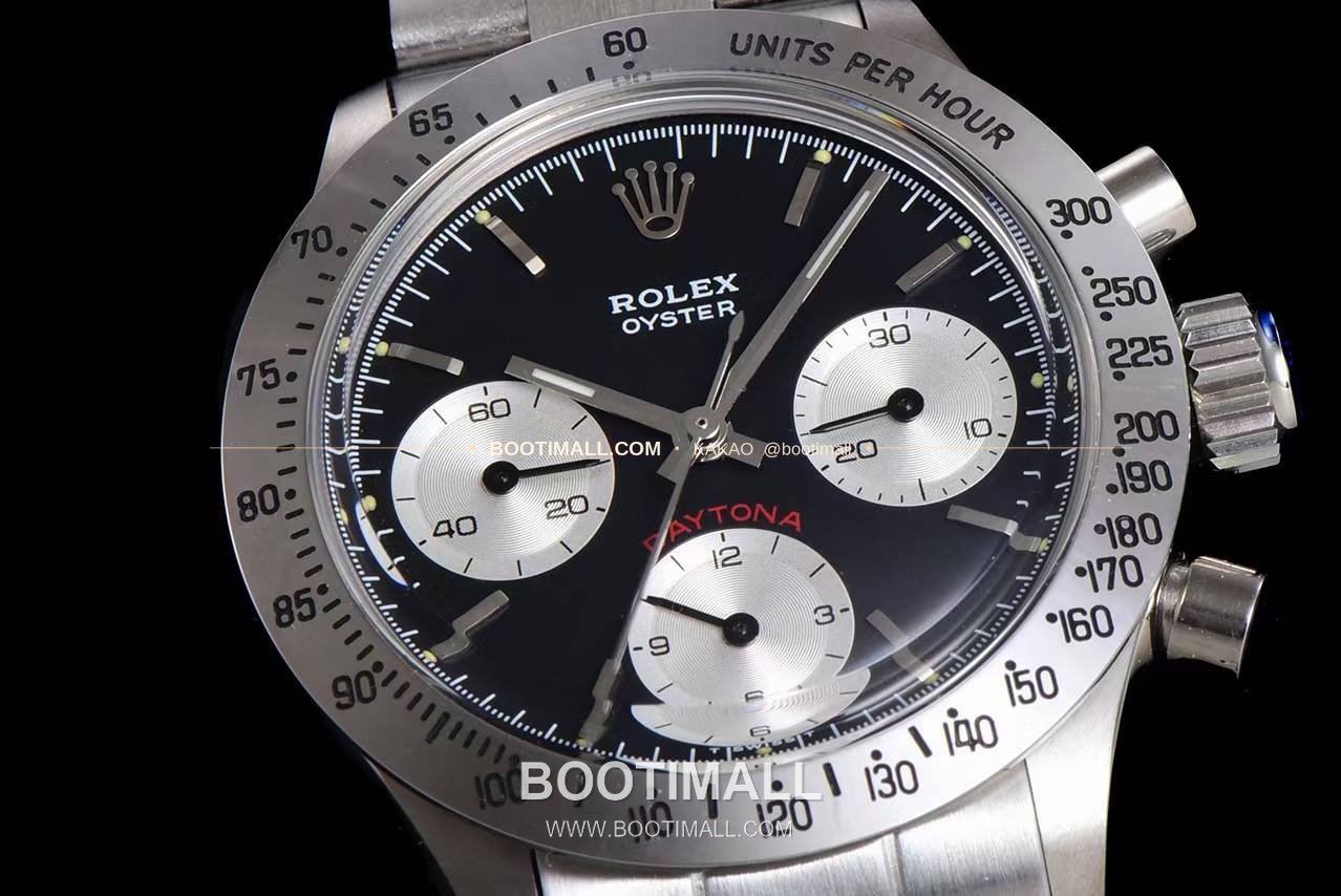 롤렉스 빈티지 크로노그래프 스틸 화이트다이얼 수동 Rolex Vintage Chronograph Steel White Dial Manual 37.5mm 5