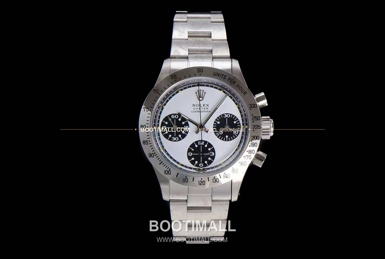 롤렉스 빈티지 크로노그래프 스틸 화이트다이얼 수동 Rolex Vintage Chronograph Steel White Dial Manual 37.5mm 1