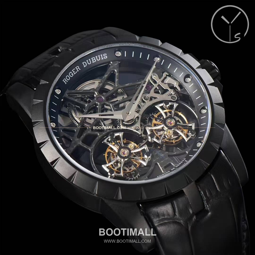 로저드뷔 엑스칼리버 스켈레톤 더블투르비옹 수동 Roger Dubuis Excalibur Skeleton Double Tourbillon Manual 45mm 7