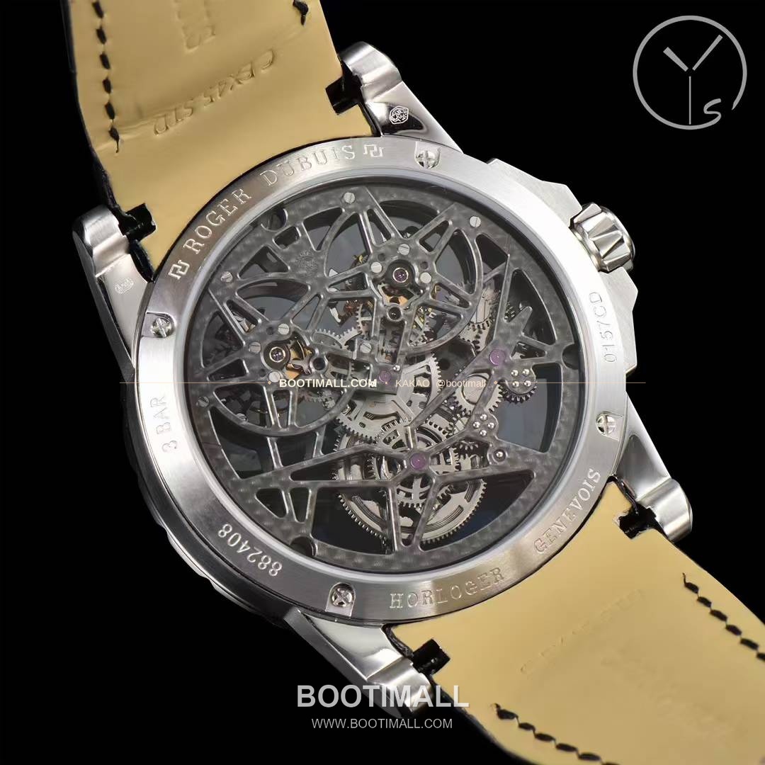 로저드뷔 엑스칼리버 스켈레톤 더블투르비옹 수동 Roger Dubuis Excalibur Skeleton Double Tourbillon Manual 45mm 10