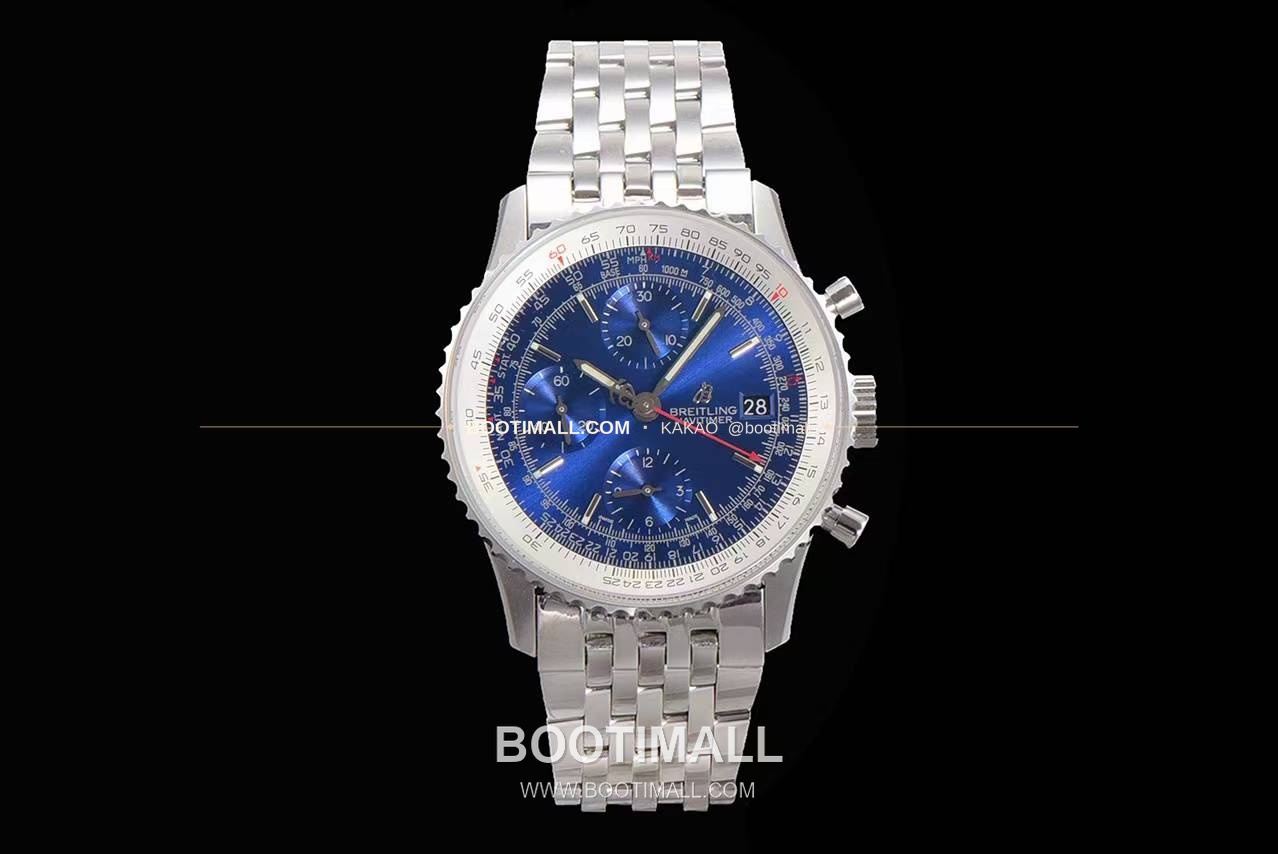 브라이틀링 내비타이머 1 스틸 블랙다이얼 크로노그래프 오토매틱 Breitling Navitimer 1 Steel Black Dial Chronograph Automatic 41mm 1