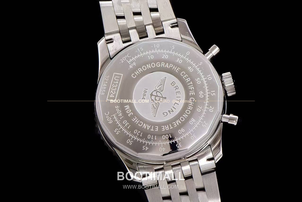 브라이틀링 내비타이머 1 스틸 블랙다이얼 크로노그래프 오토매틱 Breitling Navitimer 1 Steel Black Dial Chronograph Automatic 41mm 7