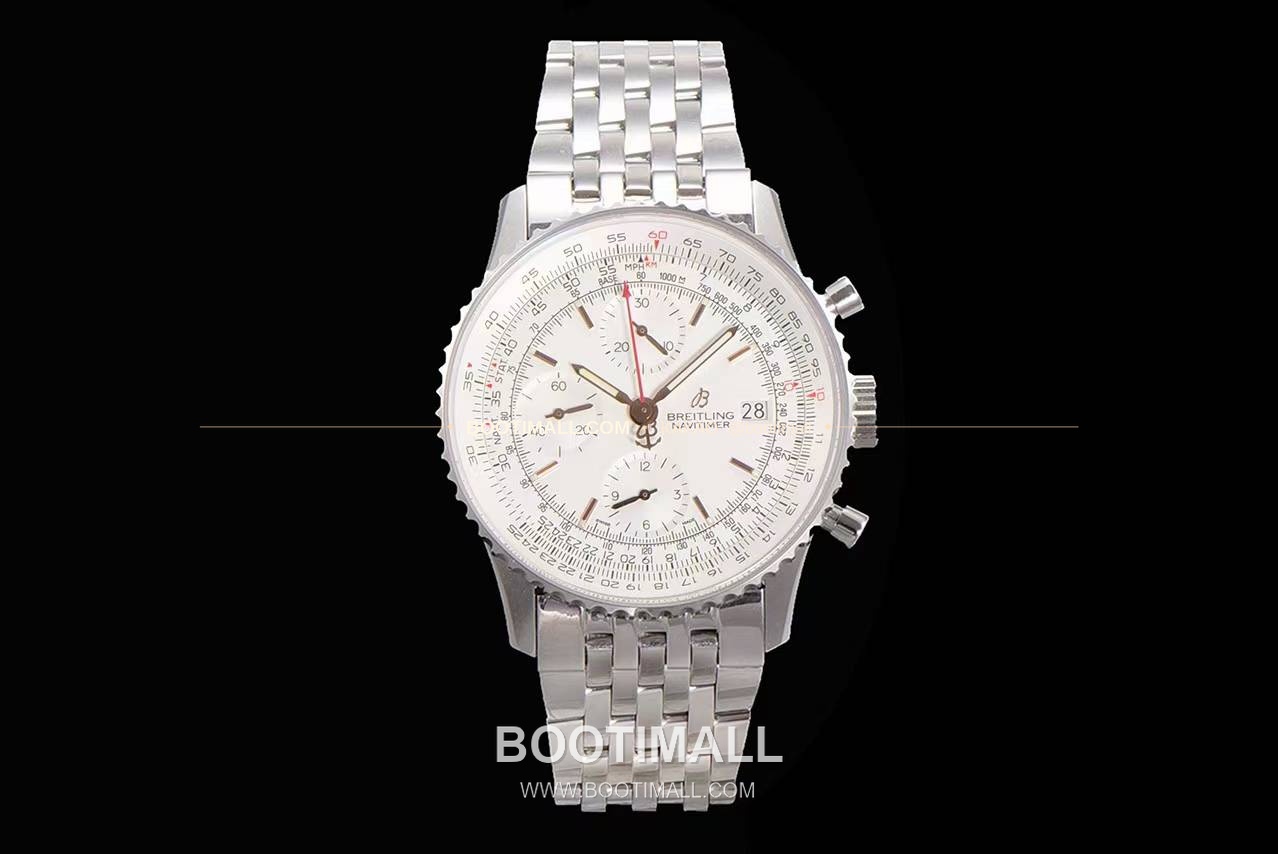 브라이틀링 내비타이머 1 스틸 블랙다이얼 크로노그래프 오토매틱 Breitling Navitimer 1 Steel Black Dial Chronograph Automatic 41mm 1