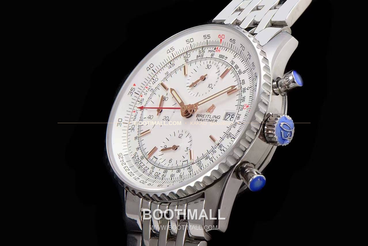 브라이틀링 내비타이머 1 스틸 블랙다이얼 크로노그래프 오토매틱 Breitling Navitimer 1 Steel Black Dial Chronograph Automatic 41mm 6