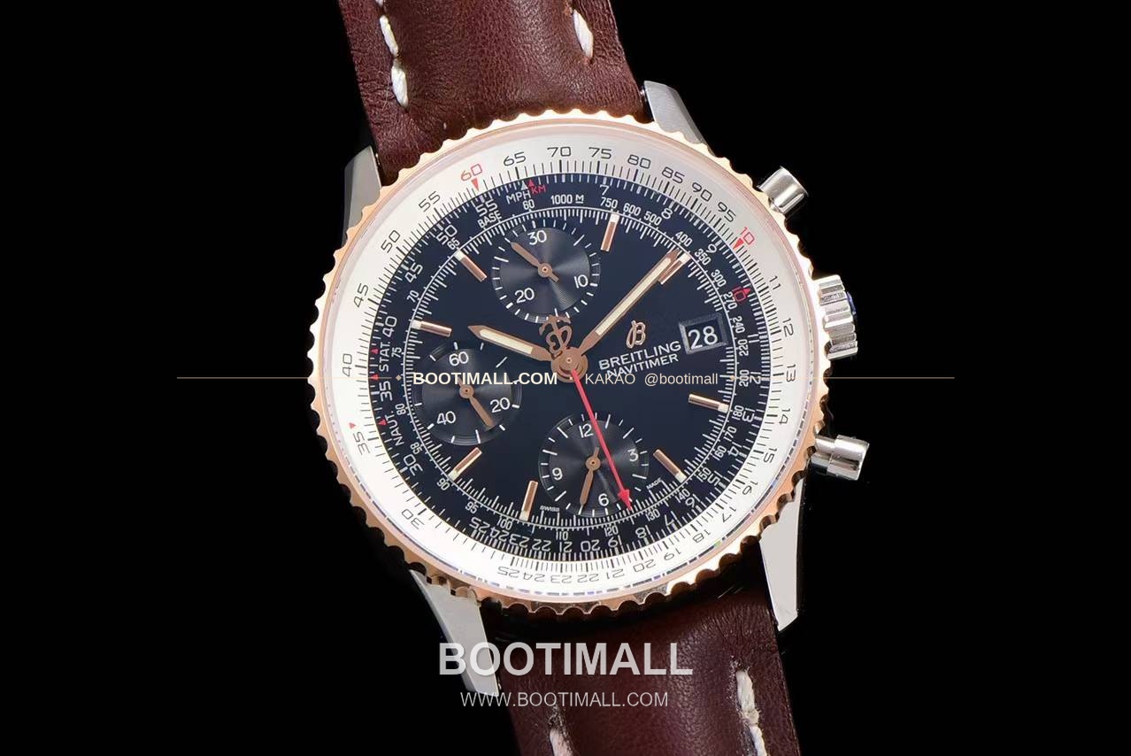 브라이틀링 내비타이머 1 스틸 블랙다이얼 크로노그래프 오토매틱 Breitling Navitimer 1 Steel Black Dial Chronograph Automatic 41mm 2