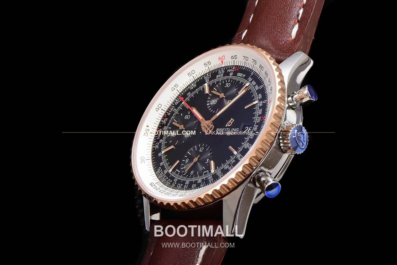 브라이틀링 내비타이머 1 스틸 블랙다이얼 크로노그래프 오토매틱 Breitling Navitimer 1 Steel Black Dial Chronograph Automatic 41mm 6