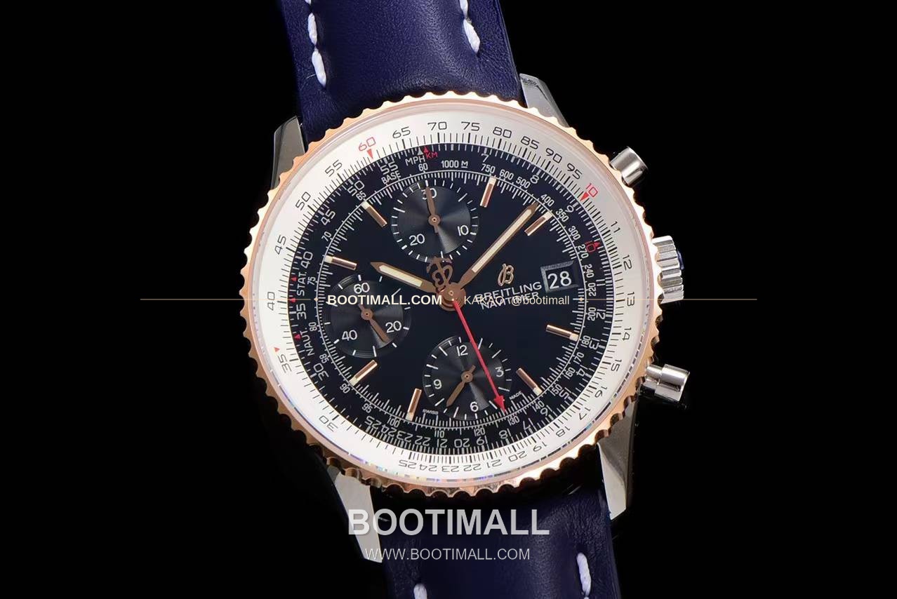 브라이틀링 내비타이머 1 스틸 블랙다이얼 크로노그래프 오토매틱 Breitling Navitimer 1 Steel Black Dial Chronograph Automatic 41mm 2