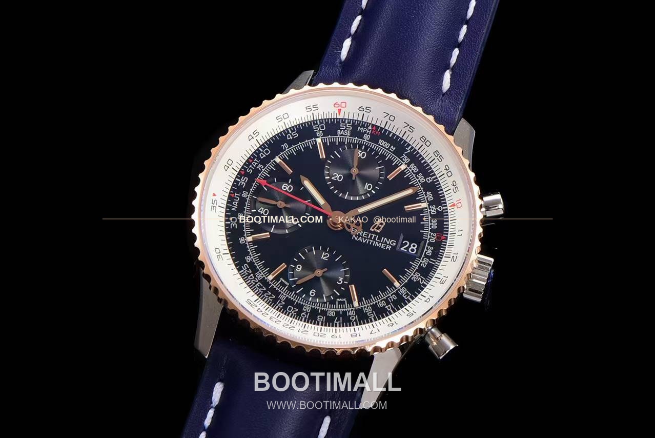 브라이틀링 내비타이머 1 스틸 블랙다이얼 크로노그래프 오토매틱 Breitling Navitimer 1 Steel Black Dial Chronograph Automatic 41mm 3