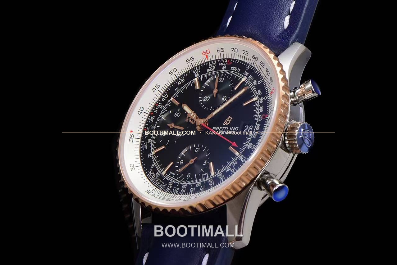 브라이틀링 내비타이머 1 스틸 블랙다이얼 크로노그래프 오토매틱 Breitling Navitimer 1 Steel Black Dial Chronograph Automatic 41mm 6