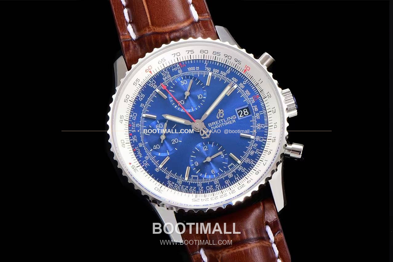 브라이틀링 내비타이머 1 스틸 블랙다이얼 크로노그래프 오토매틱 Breitling Navitimer 1 Steel Black Dial Chronograph Automatic 41mm 2