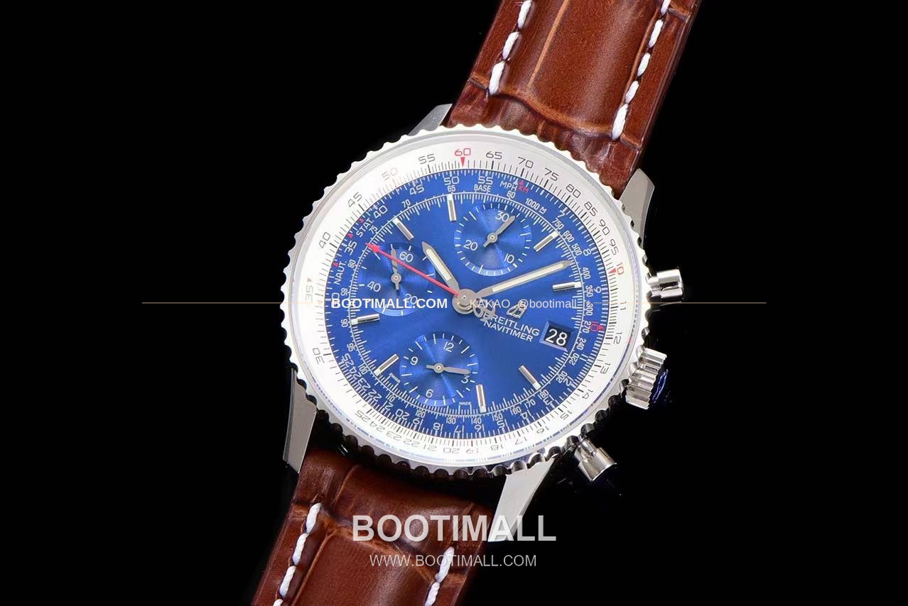 브라이틀링 내비타이머 1 스틸 블랙다이얼 크로노그래프 오토매틱 Breitling Navitimer 1 Steel Black Dial Chronograph Automatic 41mm 3