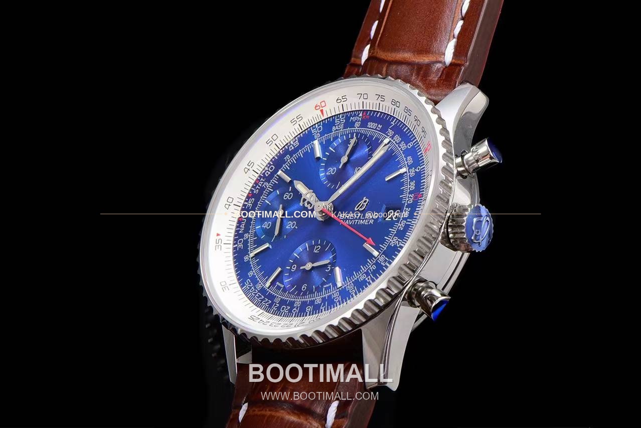 브라이틀링 내비타이머 1 스틸 블랙다이얼 크로노그래프 오토매틱 Breitling Navitimer 1 Steel Black Dial Chronograph Automatic 41mm 6