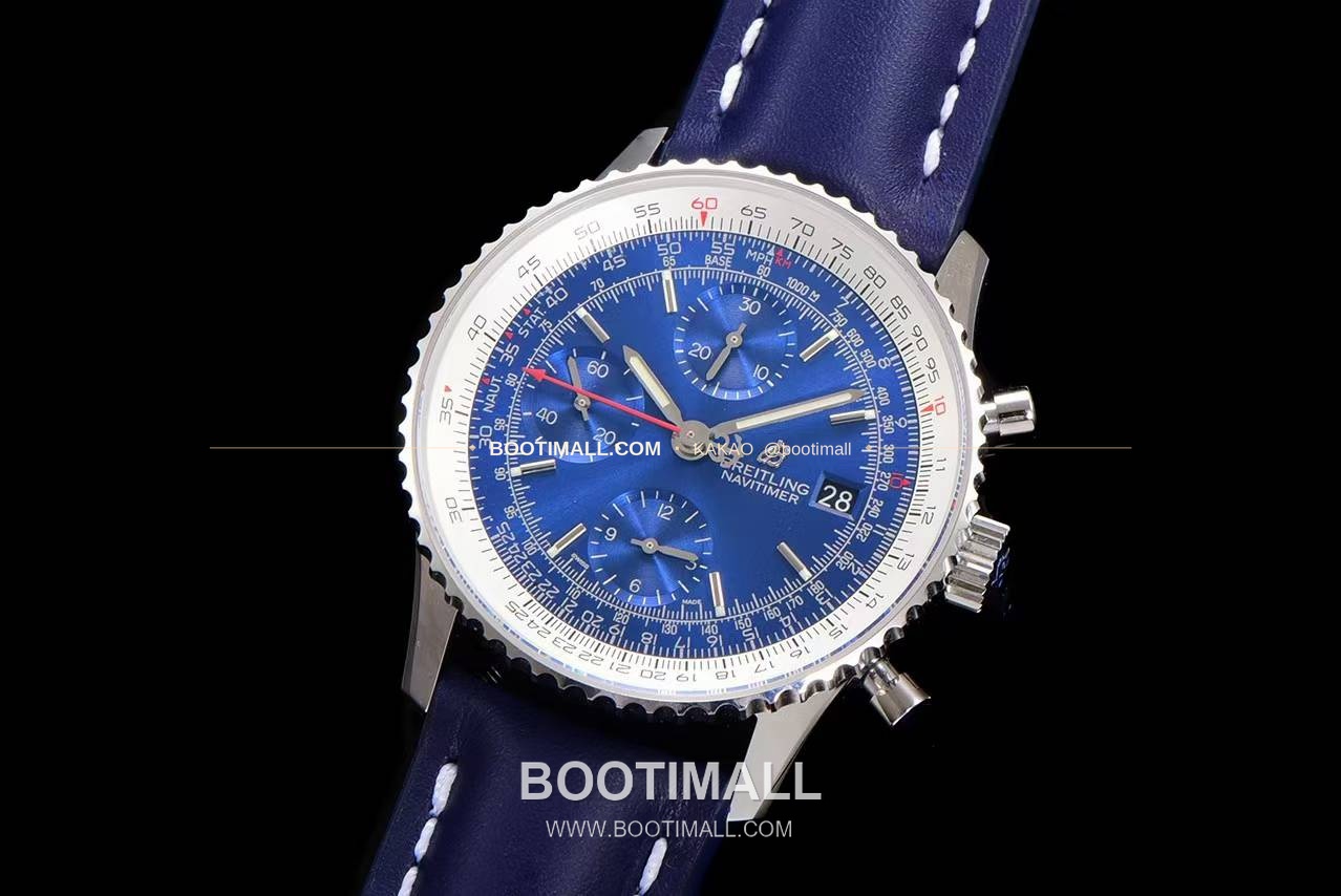 브라이틀링 내비타이머 1 스틸 블랙다이얼 크로노그래프 오토매틱 Breitling Navitimer 1 Steel Black Dial Chronograph Automatic 41mm 3