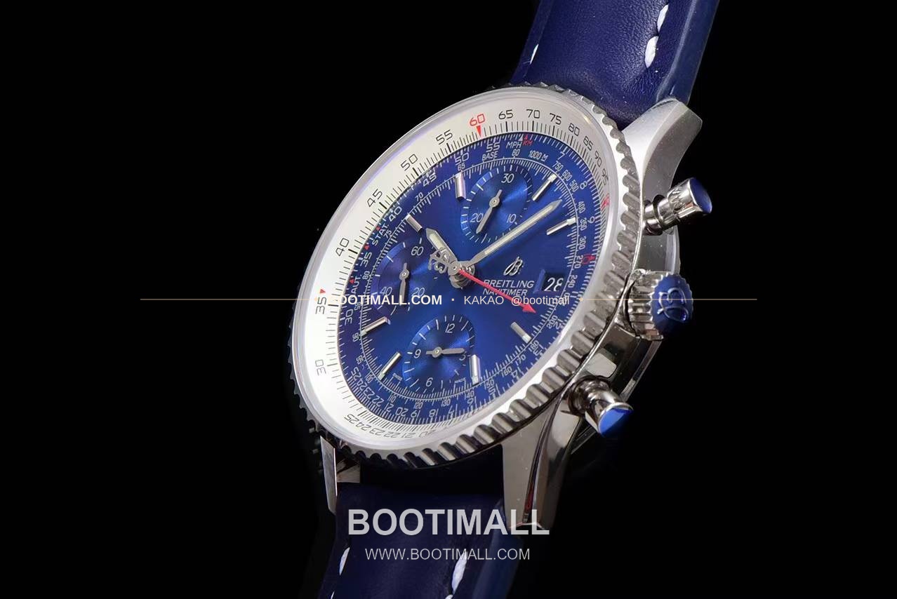 브라이틀링 내비타이머 1 스틸 블랙다이얼 크로노그래프 오토매틱 Breitling Navitimer 1 Steel Black Dial Chronograph Automatic 41mm 6