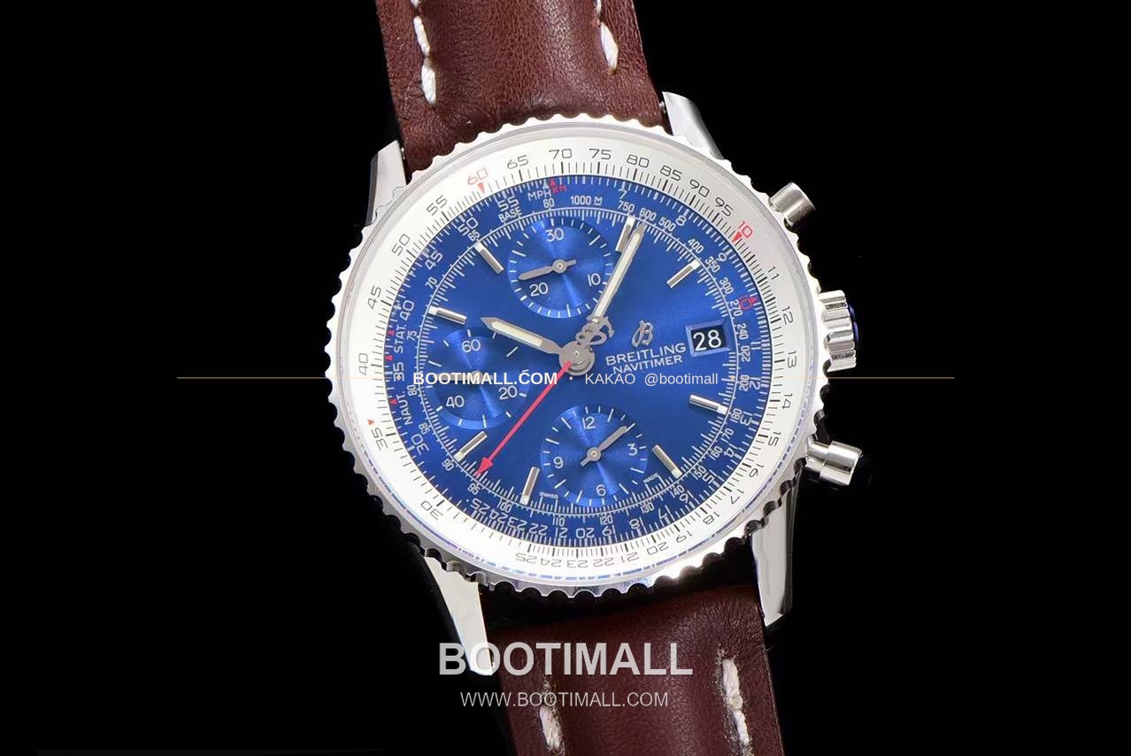 브라이틀링 내비타이머 1 스틸 블랙다이얼 크로노그래프 오토매틱 Breitling Navitimer 1 Steel Black Dial Chronograph Automatic 41mm 2