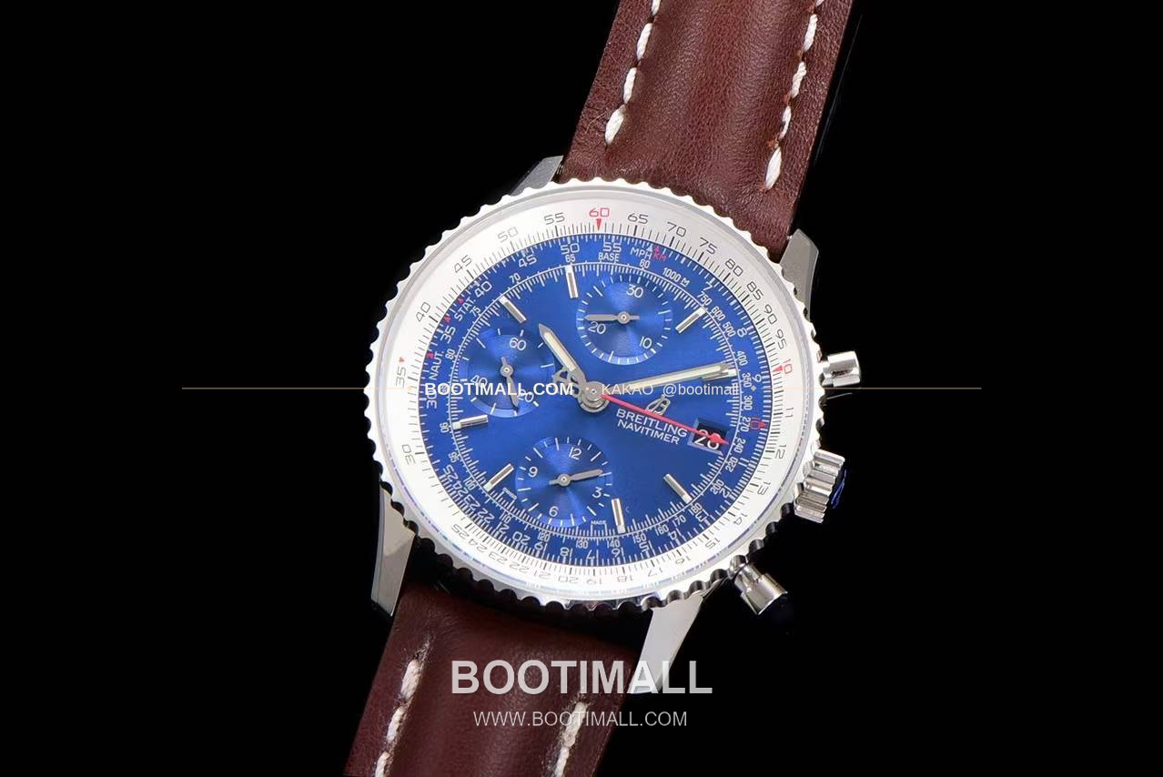 브라이틀링 내비타이머 1 스틸 블랙다이얼 크로노그래프 오토매틱 Breitling Navitimer 1 Steel Black Dial Chronograph Automatic 41mm 3