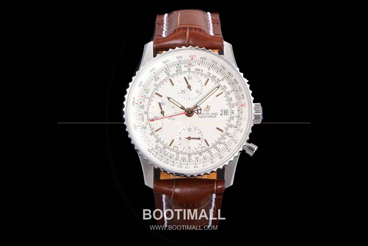 브라이틀링 내비타이머 1 스틸 블랙다이얼 크로노그래프 오토매틱 Breitling Navitimer 1 Steel Black Dial Chronograph Automatic 41mm 1