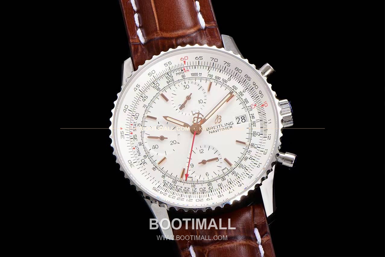 브라이틀링 내비타이머 1 스틸 블랙다이얼 크로노그래프 오토매틱 Breitling Navitimer 1 Steel Black Dial Chronograph Automatic 41mm 2