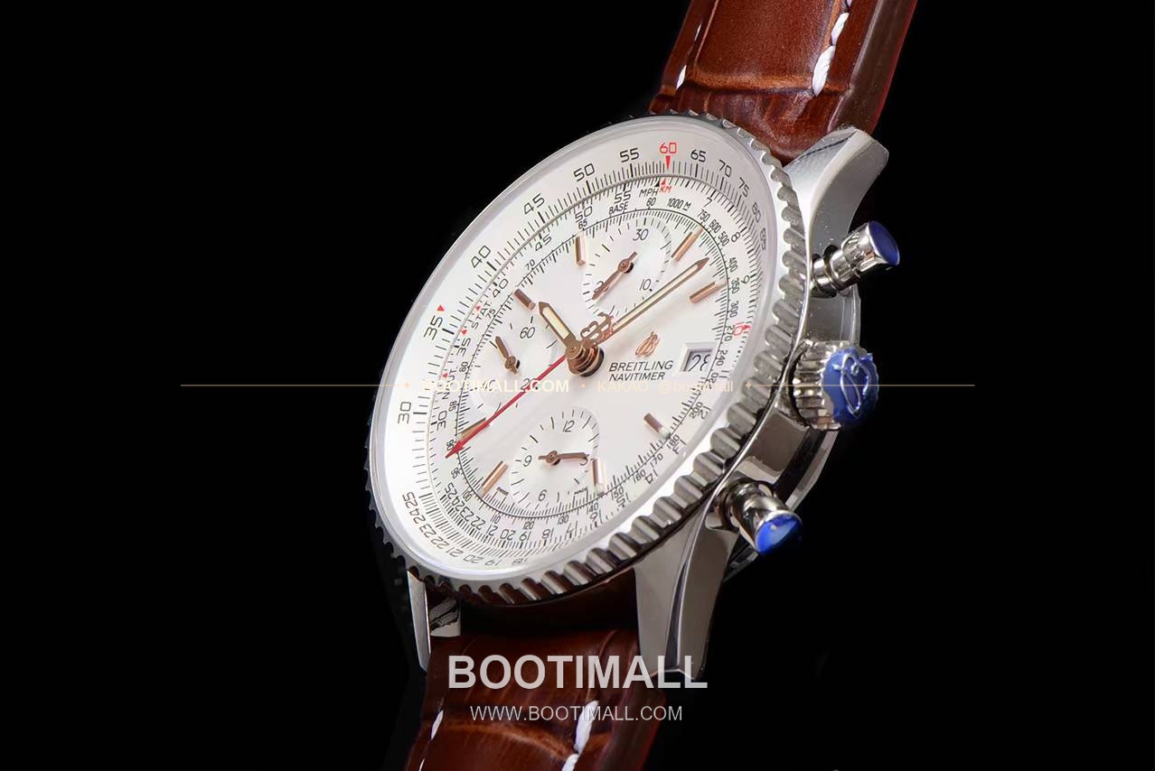 브라이틀링 내비타이머 1 스틸 블랙다이얼 크로노그래프 오토매틱 Breitling Navitimer 1 Steel Black Dial Chronograph Automatic 41mm 6