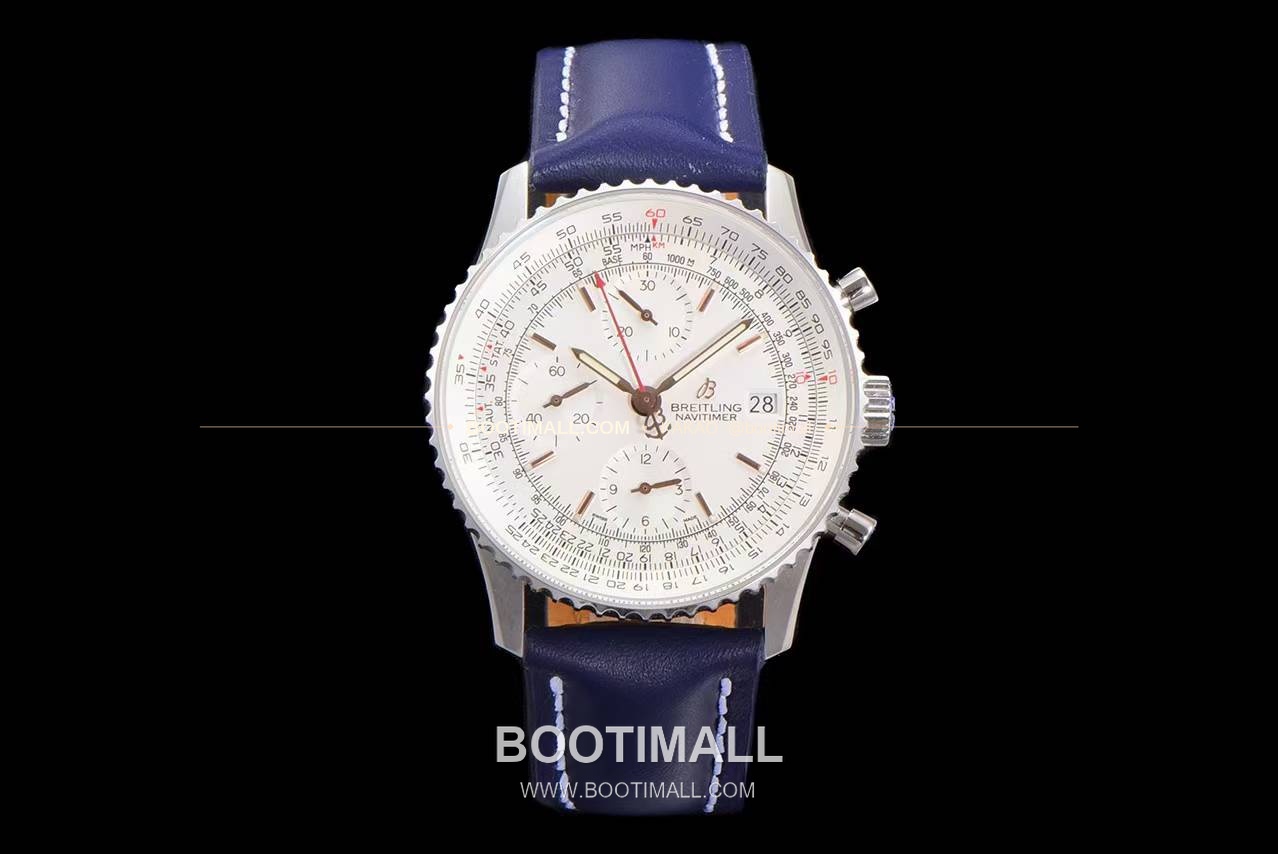 브라이틀링 내비타이머 1 스틸 블랙다이얼 크로노그래프 오토매틱 Breitling Navitimer 1 Steel Black Dial Chronograph Automatic 41mm 1