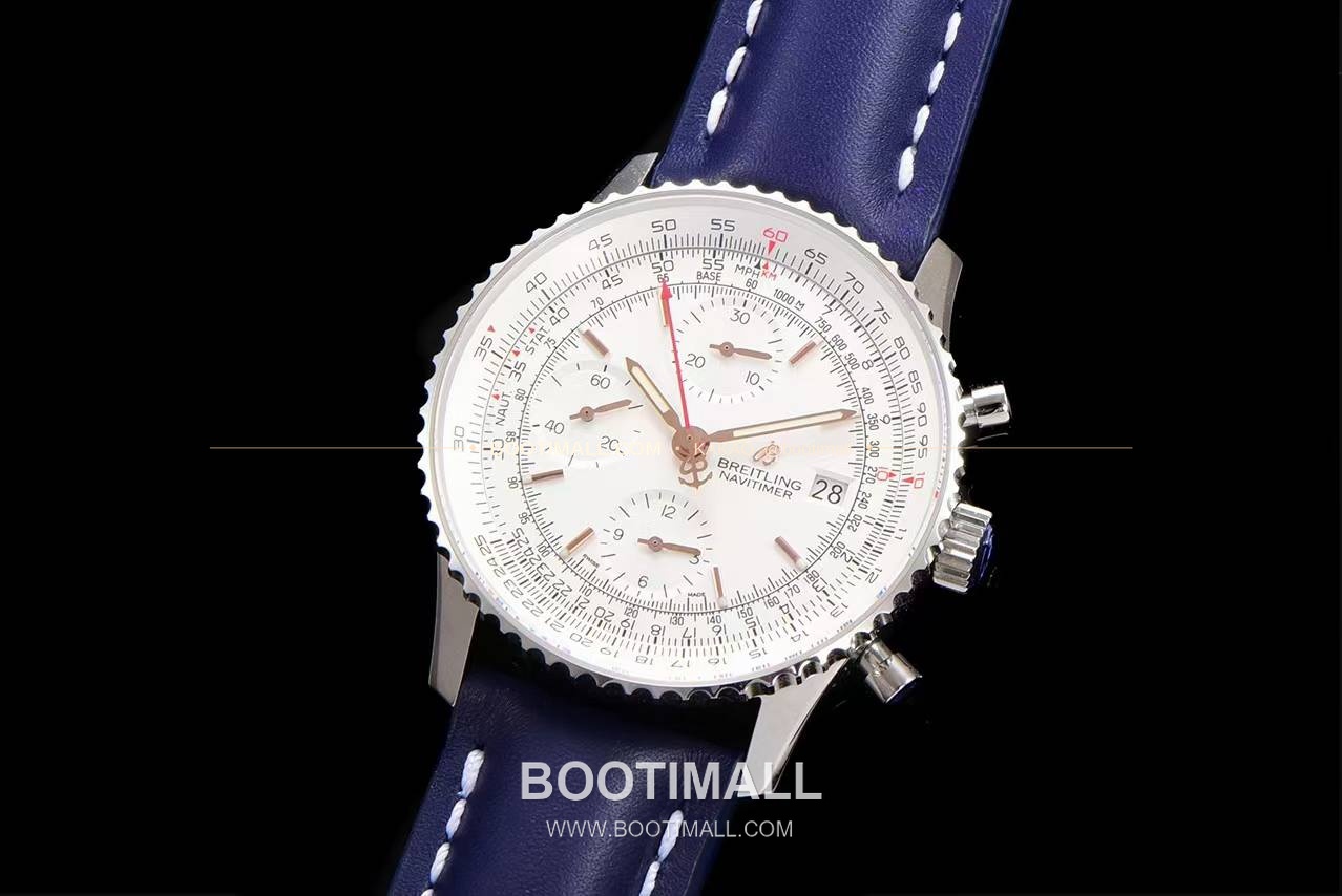 브라이틀링 내비타이머 1 스틸 블랙다이얼 크로노그래프 오토매틱 Breitling Navitimer 1 Steel Black Dial Chronograph Automatic 41mm 3