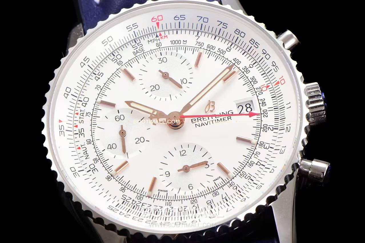 브라이틀링 내비타이머 1 스틸 블랙다이얼 크로노그래프 오토매틱 Breitling Navitimer 1 Steel Black Dial Chronograph Automatic 41mm 5