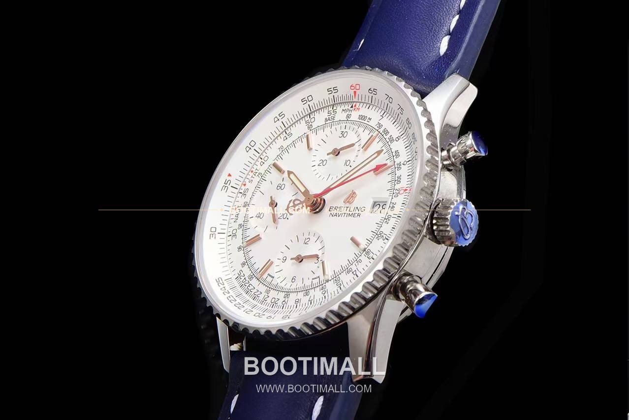 브라이틀링 내비타이머 1 스틸 블랙다이얼 크로노그래프 오토매틱 Breitling Navitimer 1 Steel Black Dial Chronograph Automatic 41mm 6