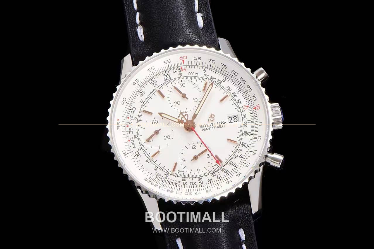 브라이틀링 내비타이머 1 스틸 블랙다이얼 크로노그래프 오토매틱 Breitling Navitimer 1 Steel Black Dial Chronograph Automatic 41mm 2