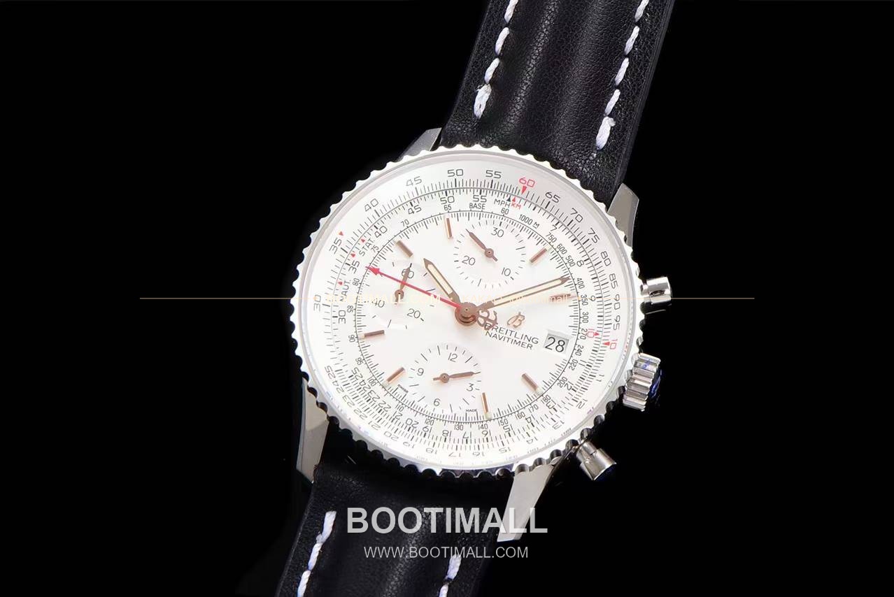 브라이틀링 내비타이머 1 스틸 블랙다이얼 크로노그래프 오토매틱 Breitling Navitimer 1 Steel Black Dial Chronograph Automatic 41mm 3