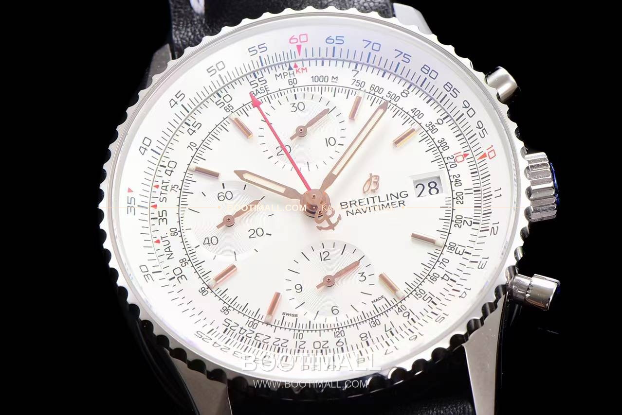 브라이틀링 내비타이머 1 스틸 블랙다이얼 크로노그래프 오토매틱 Breitling Navitimer 1 Steel Black Dial Chronograph Automatic 41mm 5