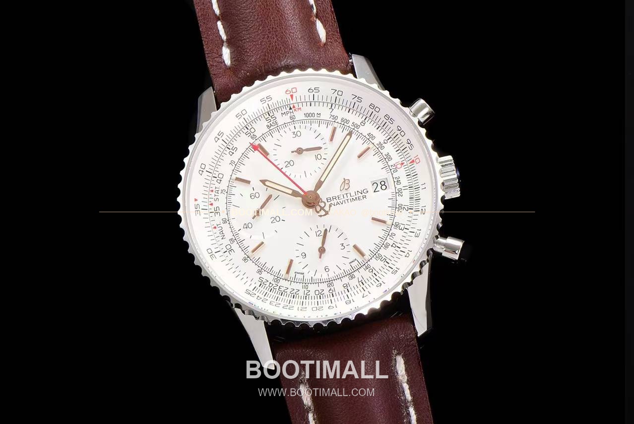 브라이틀링 내비타이머 1 스틸 블랙다이얼 크로노그래프 오토매틱 Breitling Navitimer 1 Steel Black Dial Chronograph Automatic 41mm 2