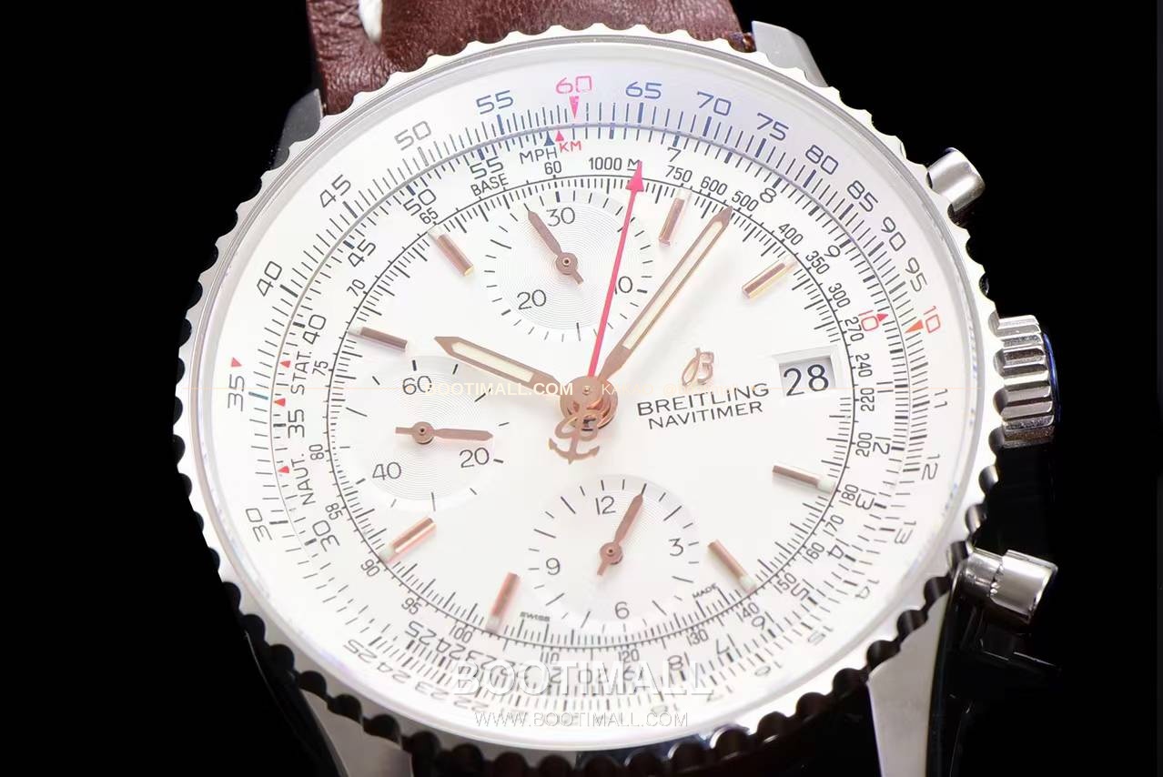 브라이틀링 내비타이머 1 스틸 블랙다이얼 크로노그래프 오토매틱 Breitling Navitimer 1 Steel Black Dial Chronograph Automatic 41mm 5